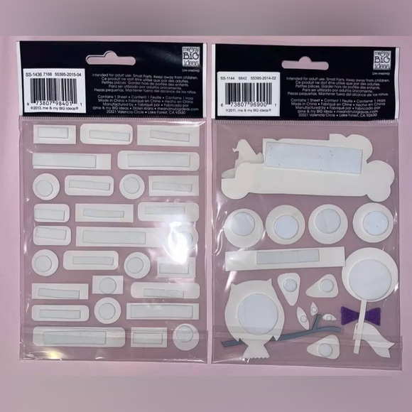 The Happy Planner Sticker Sheet Keep Out & Trick or Treat 36 Adhesive 2 Pack NEW - Picture 2 of 4